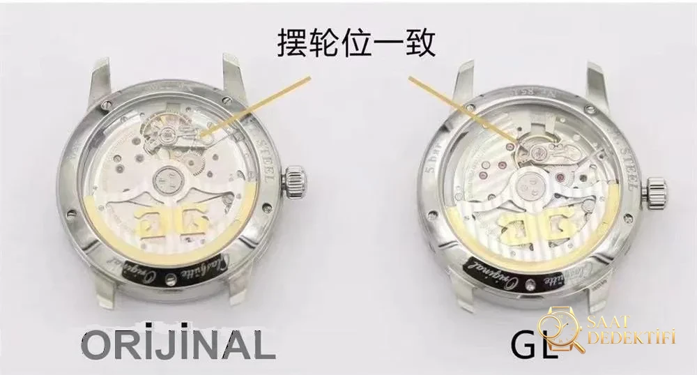 Gerçek-Replika Karşılaştırması: GL Factory Glashütte Senator Büyük Tarih Gerçek Ay Evreli Replika Saat - Bilekte Duruş ve Kasa Orantısı