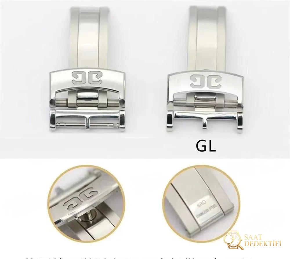 Gerçek-Replika Karşılaştırması: GL Factory Glashütte Senator Büyük Tarih Gerçek Ay Evreli Replika Saat - Fosfor ve Super-LumiNova Gece Görünümü