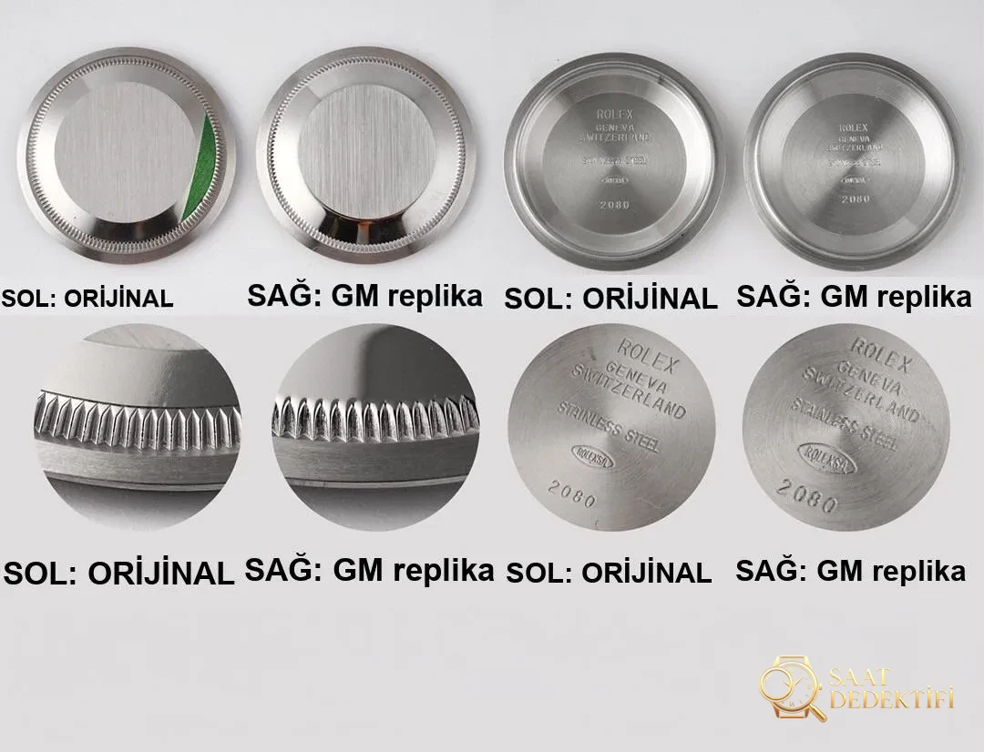 Gerçek-replika karşılaştırması: GM Factory Rolex Datejust 36 mm beş sıralı bilezik, 3235 tek parça mekanizma V3 versiyon, altın kaplama seri orijinal ile inceleme - Bilekte Duruş ve Kasa Orantısı