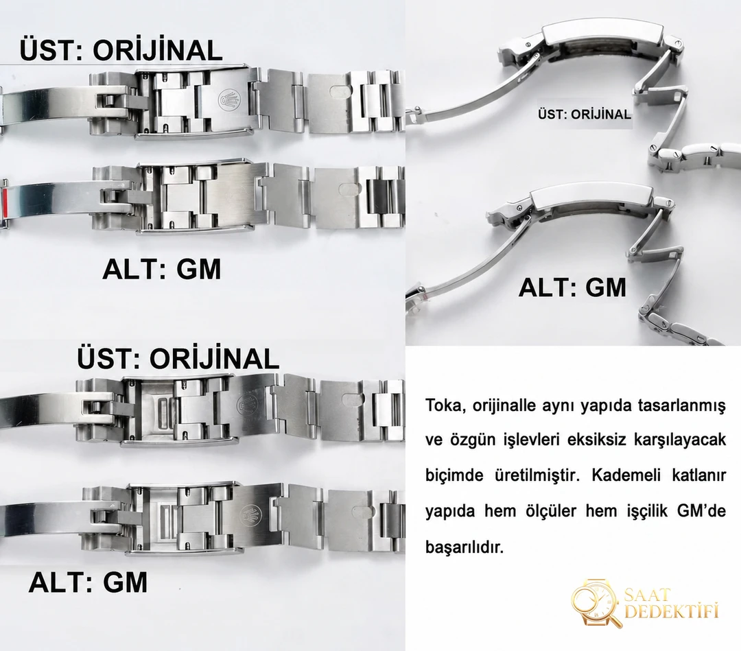 Gerçek-Replika Karşılaştırması: GM Factory Rolex Sea-Dweller Single Red 126600, 3235 In-House Mekanizmalı Replika Karşılaştırmalı İncelemesi - Bilekte Duruş ve Kasa Orantısı