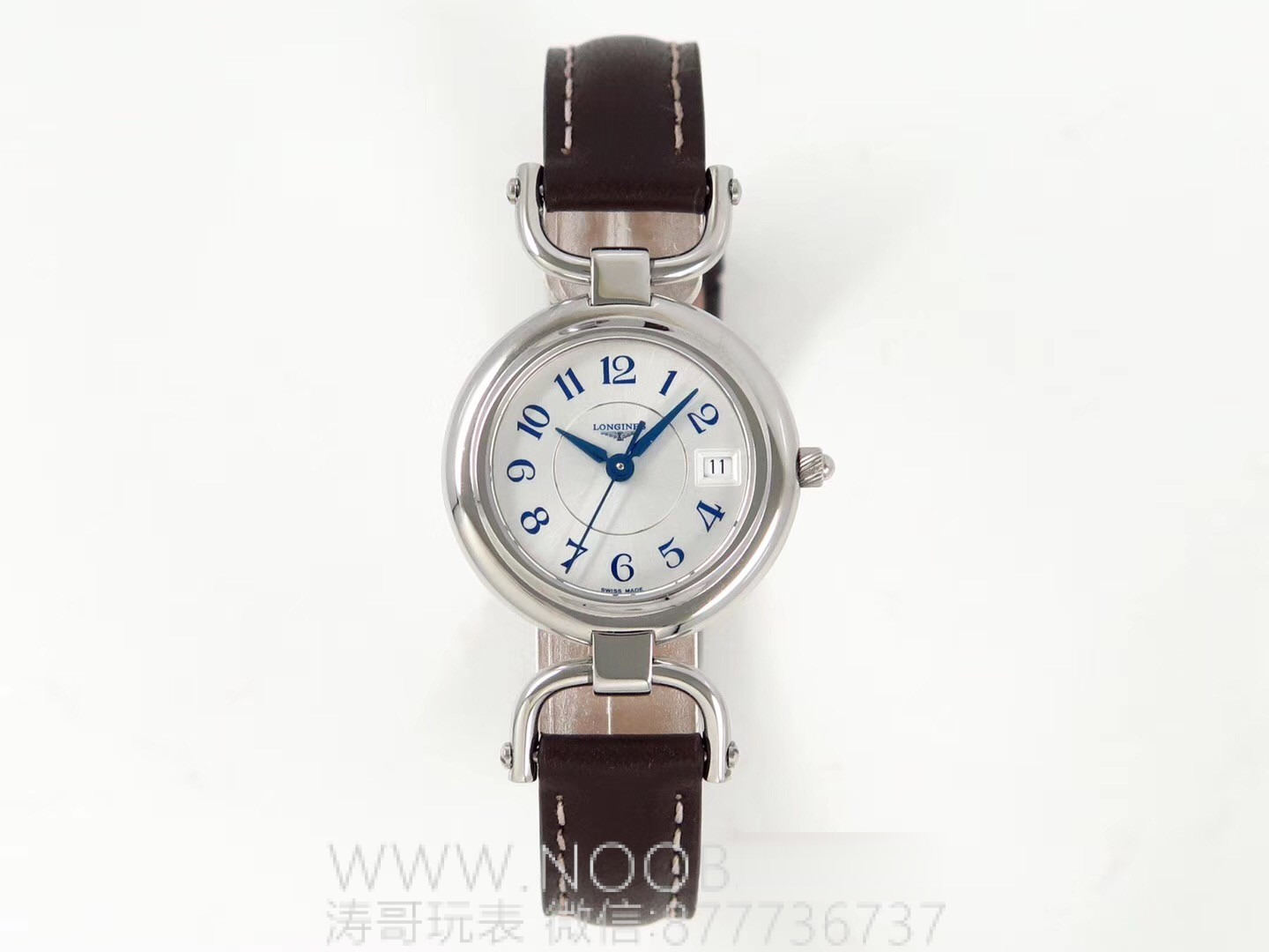 Gerçek-replika karşılaştırması: GS Factory Longines Equestrian serisi kadın replika saati 26,5 mm orijinal İsviçre 152 kuvars mekanizmasıyla orijinaline kıyasla nasıl? İlk bakışta sahte olduğu belli olur mu? — 7. fotoğraf