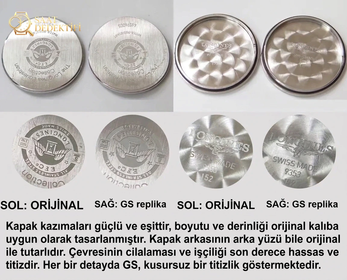 Gerçek Replika Karsilastirmasi Gs F Kasa ve Kadran İşçiliği - fotoğraf 13
