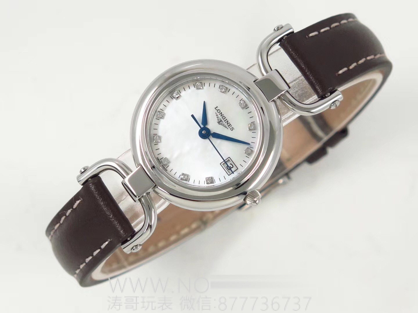 Gerçek-replika karşılaştırması: GS Factory Longines Equestrian serisi kadın replika saati 26,5 mm orijinal İsviçre 152 kuvars mekanizmasıyla orijinaline kıyasla nasıl? İlk bakışta sahte olduğu belli olur mu? — 17. fotoğraf