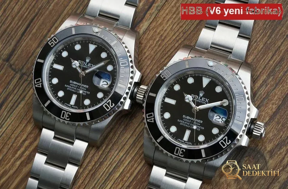 Vero e replica: qual è la differenza tra il Rolex Submariner nero HBBV6 Factory e l'originale? - Profilo laterale e connessione cavo