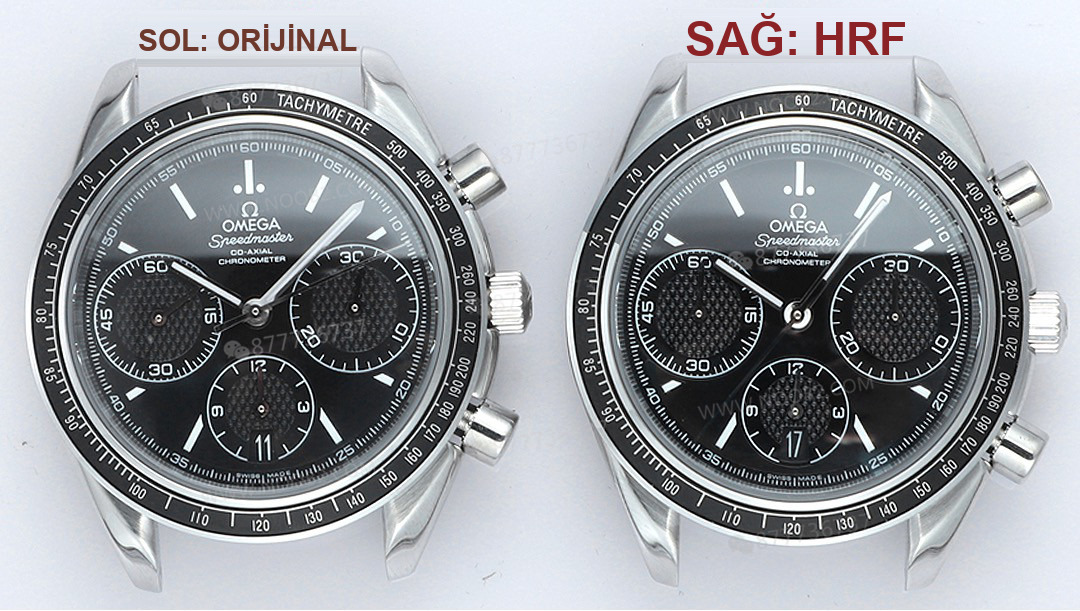 Gerçek-Replika Karşılaştırması: HR Factory Omega Speedmaster 326 Çok Fonksiyonlu Kronograf Kol Saati — 3. fotoğraf