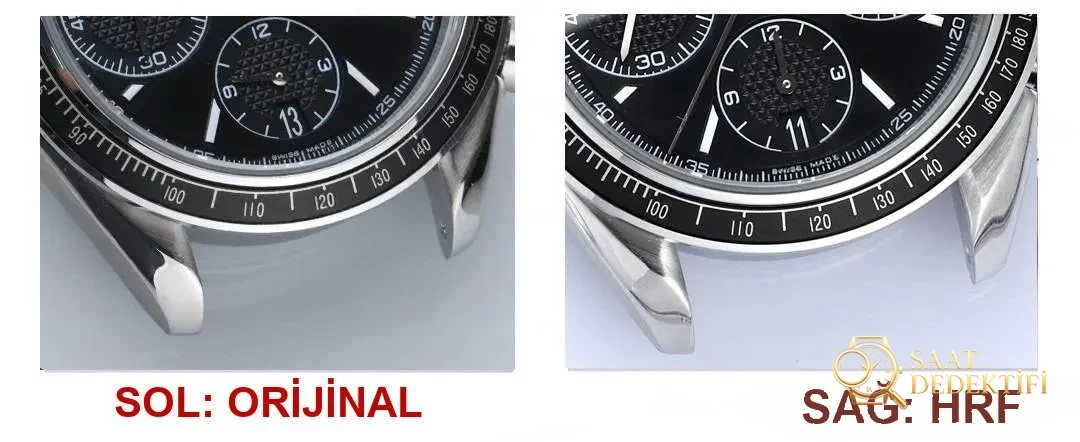 Gerçek-Replika Karşılaştırması: HR Factory Omega Speedmaster 326 Çok Fonksiyonlu Kronograf Kol Saati - Makro Kadran ve İndeks İşçiliği
