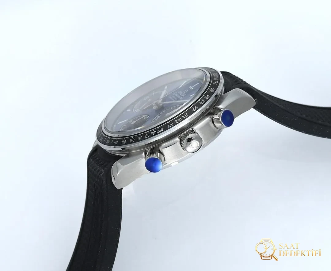 Gerçek-Replika Karşılaştırması: HR Factory Omega Speedmaster 326 Çok Fonksiyonlu Kronograf Kol Saati - Bezel İçi Rehaut Gravürü ve Hizalaması