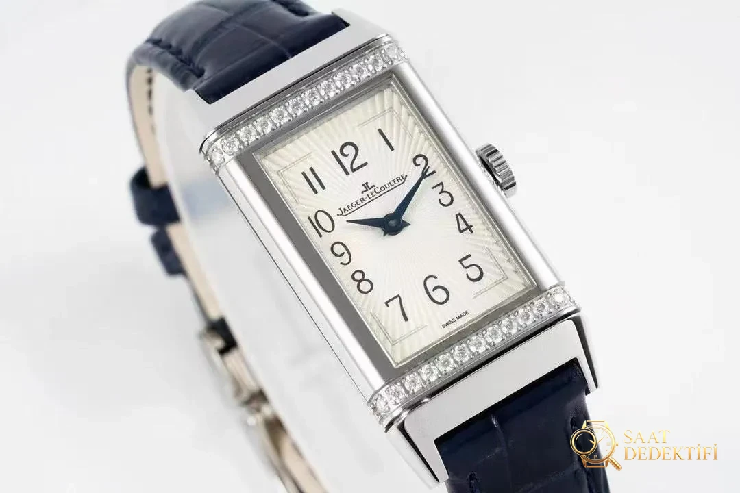 Gerçek-replika karşılaştırması: IM Factory Jaeger-LeCoultre Reverso kadın replika saat Q3288420 - Kasa Çeliği ve Polisaj Kalitesi