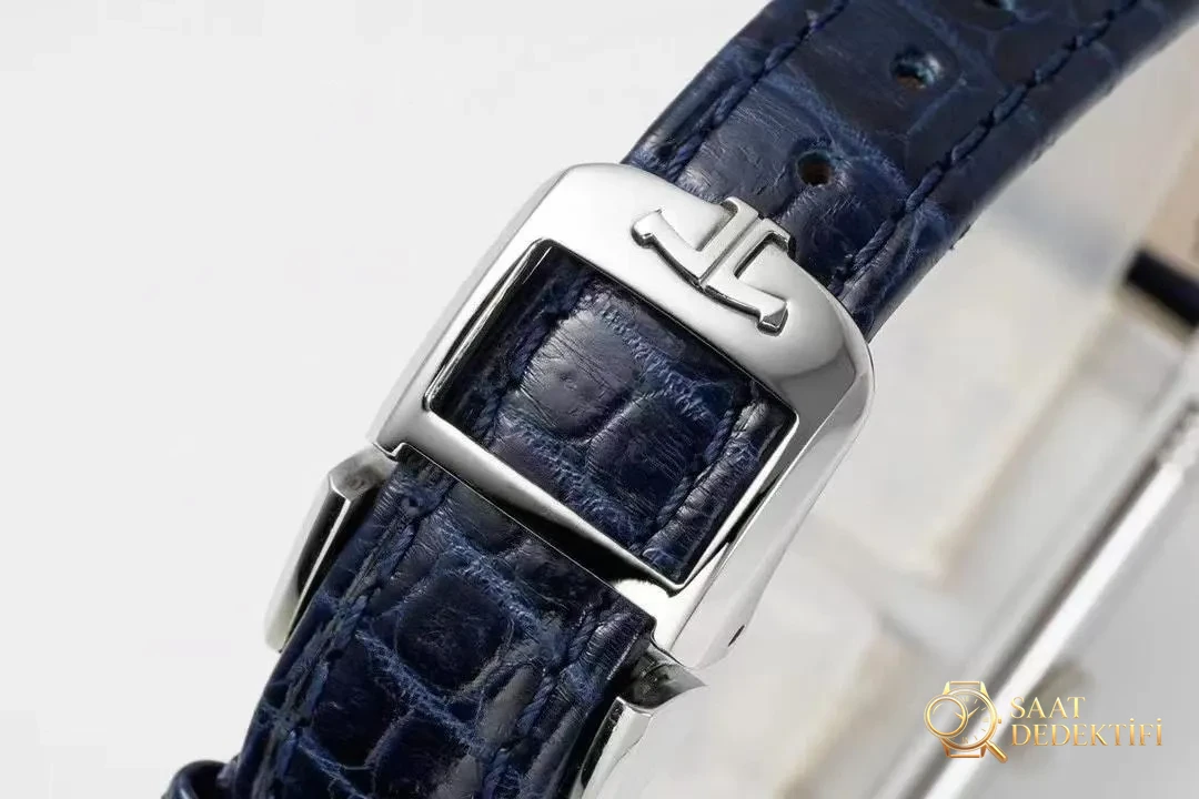 Gerçek-replika karşılaştırması: IM Factory Jaeger-LeCoultre Reverso kadın replika saat Q3288420 - Toka İçi Mikro Ayar Mekanizması
