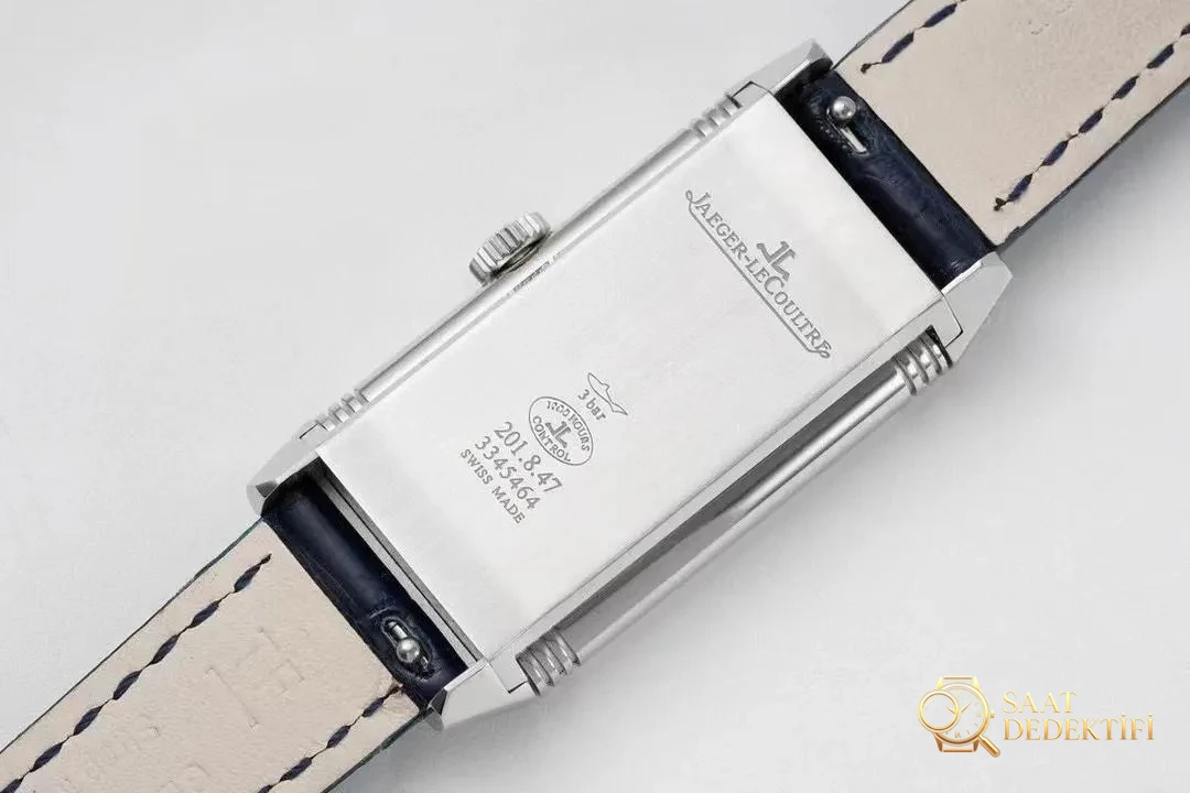 Gerçek-replika karşılaştırması: IM Factory Jaeger-LeCoultre Reverso kadın replika saat Q3288420 - Mekanizma Çark Dizilimi ve Taş Yatakları