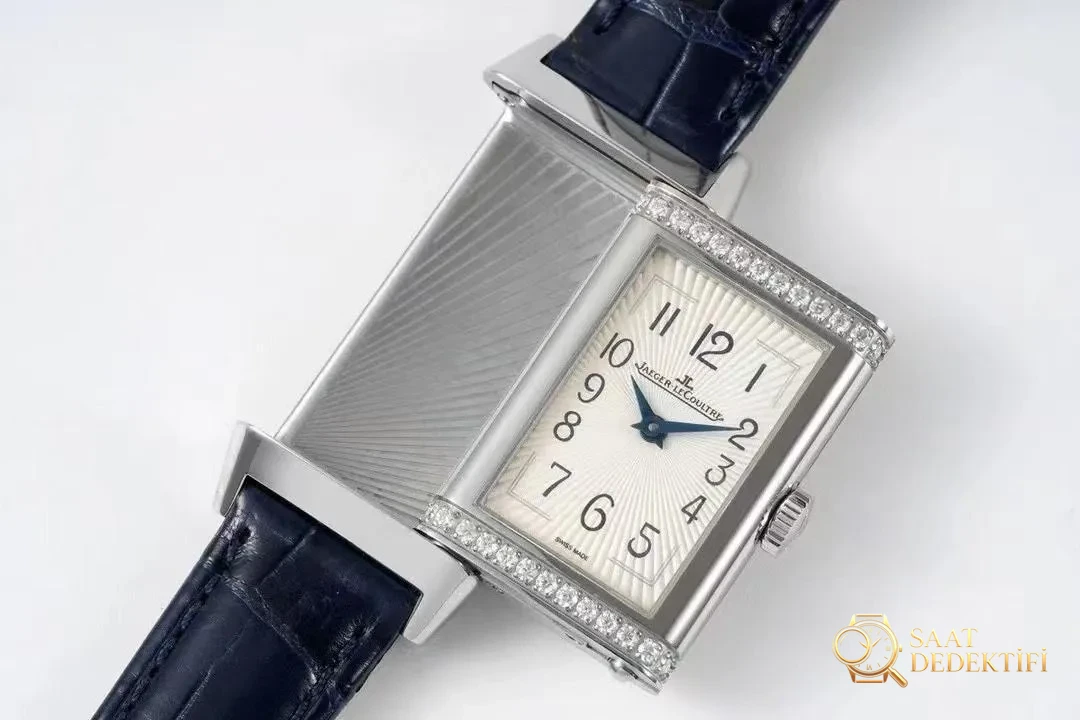 Gerçek-replika karşılaştırması: IM Factory Jaeger-LeCoultre Reverso kadın replika saat Q3288420 - Koleksiyon ve Vitrin Görünümü