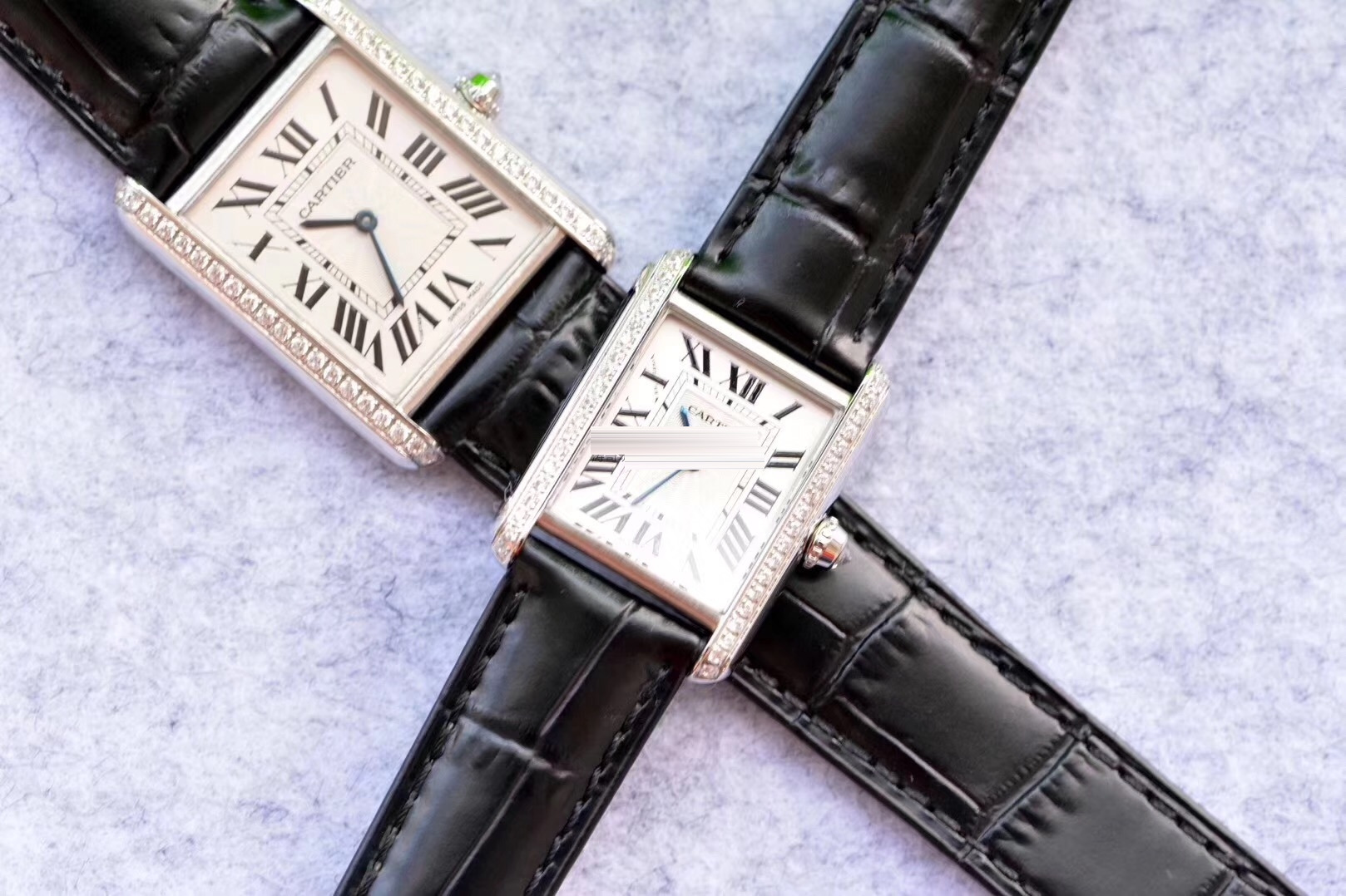 Gerçek-replika karşılaştırması incelemesi: TK Factory Cartier Tank en yeni Tank Louis serisi replika, orijinaliyle karşıya — 9. fotoğraf