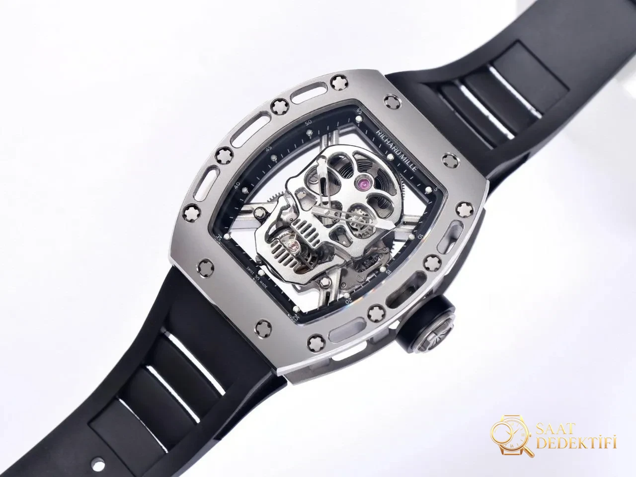 Gerçek-replika karşılaştırması: JB Factory Richard Mille RM52-01 gerçek tourbillon kol saatini nereden alabilirim? - Genel Açı ve Estetik Duruş