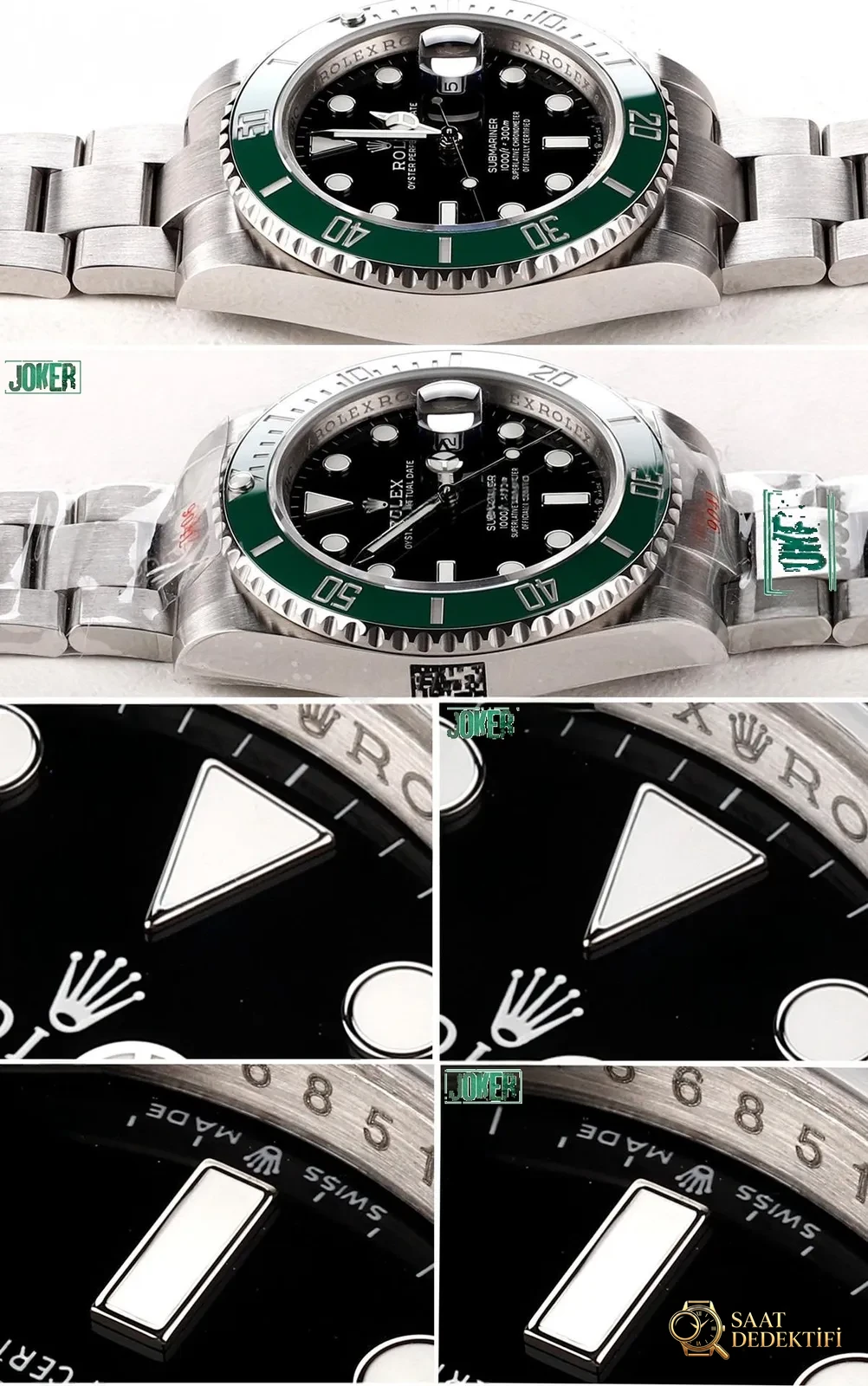 Gerçek-Replika Karşılaştırması: Joker Rolex Submariner İşçiliği Nasıl? Almaya Değer mi? - Bilezik, Toka ve Klips Mekanizması