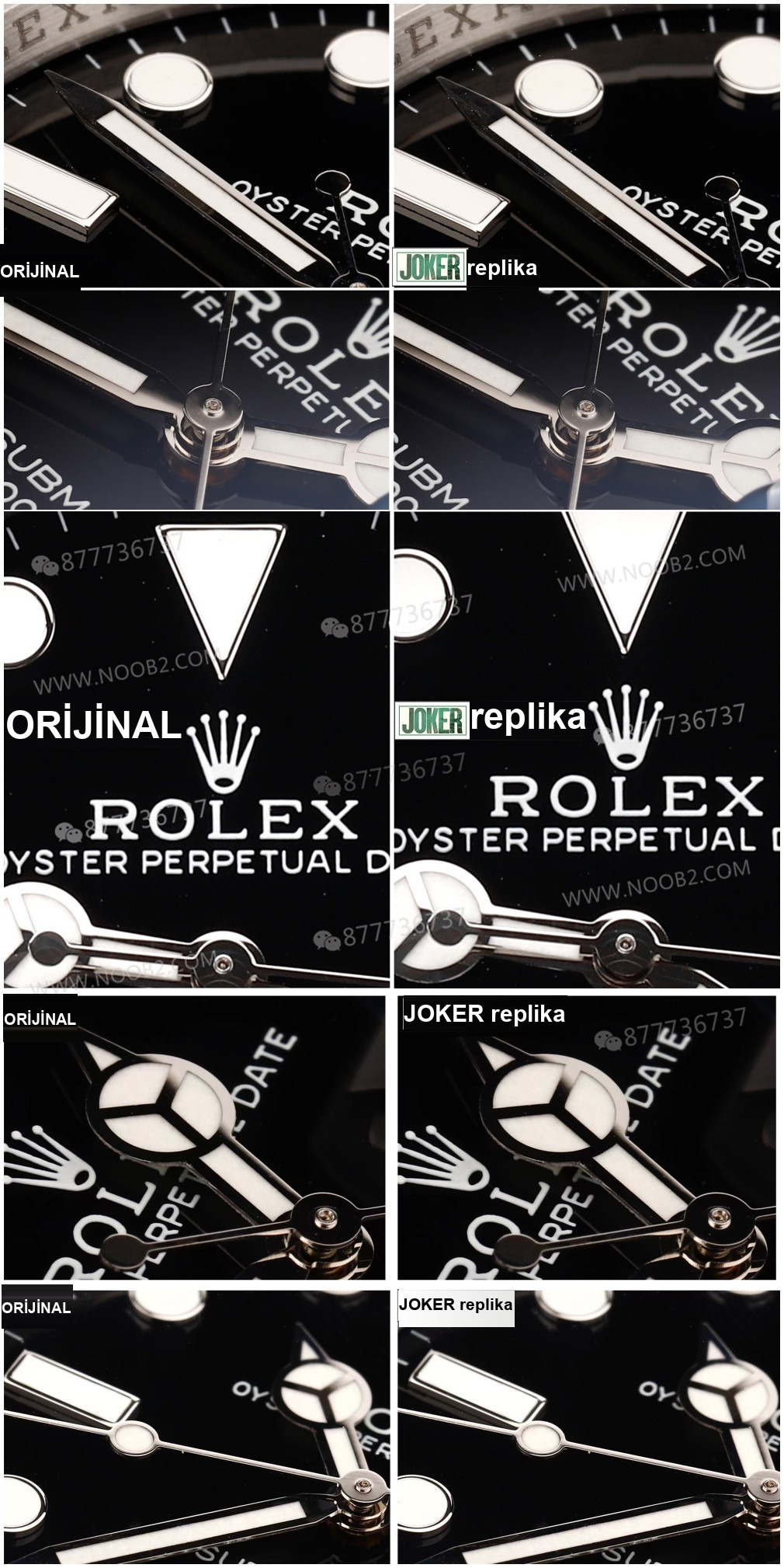 Gerçek-Replika Karşılaştırması: Joker Rolex Submariner İşçiliği Nasıl? Almaya Değer mi? — 6. fotoğraf