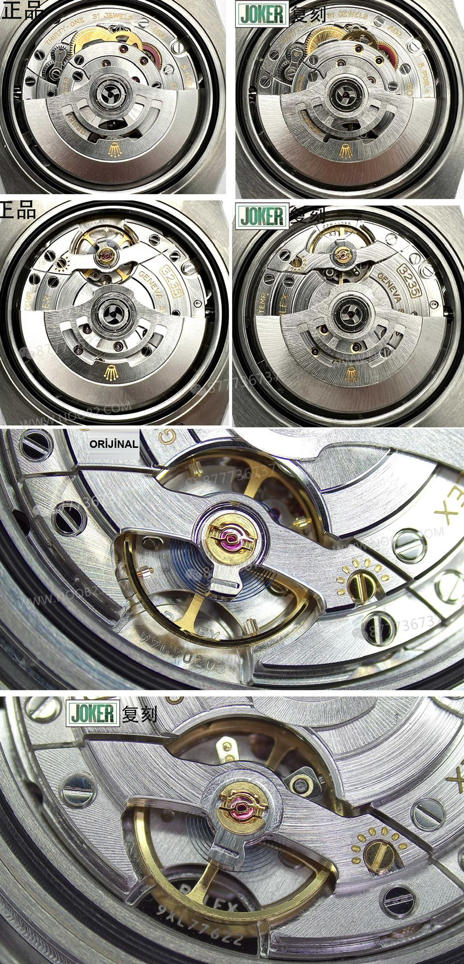 Gerçek-Replika Karşılaştırması: Joker Rolex Submariner İşçiliği Nasıl? Almaya Değer mi? — 7. fotoğraf