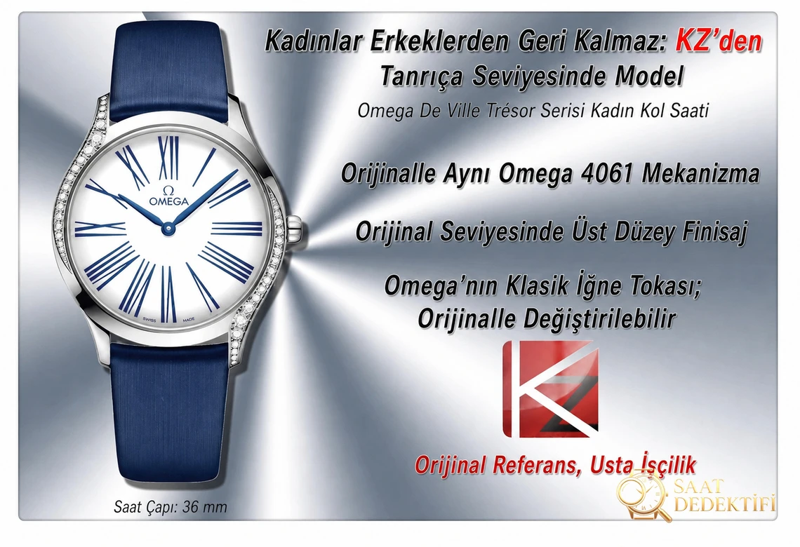 Omega 4061 Replika Saat İncelemesi - Ön Görünüm ve Kasa Tasarımı