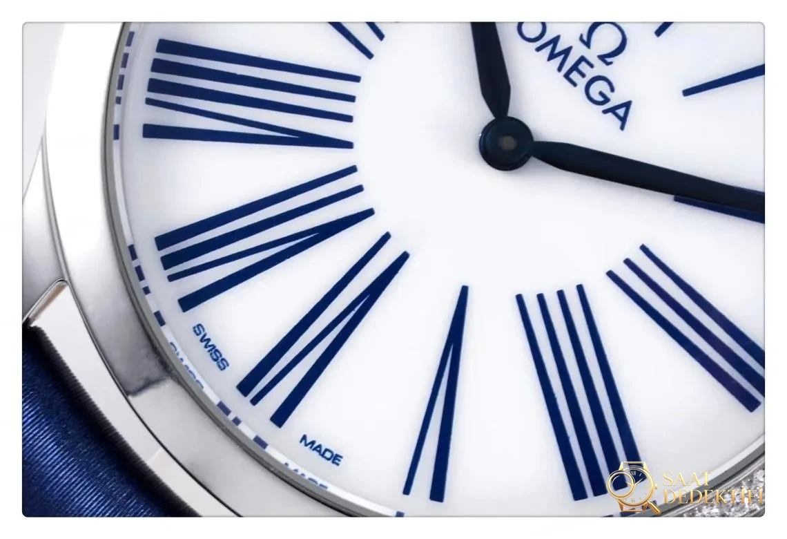 Gerçek-replika karşılaştırması: KZ Factory Omega De Ville Prestige serisi kadın kol saati - Roma rakamlı saat işaretleri, orijinal 4061 kuvars mekanizma detay incelemesi - Toka İçi Mikro Ayar Mekanizması