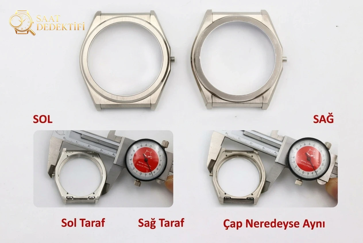 Gerçek-replika karşılaştırması: LF Factory ZENITH DEFY serisi 95.9000.670/78.R584 kol saati - Bilezik, Toka ve Klips Mekanizması