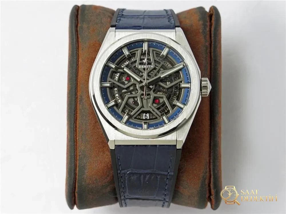 Gerçek-replika karşılaştırması: LF Factory Zenith DEFY serisi CLASSIC kol saati incelemesi - Mekanizma Zemberek ve Balans Detayı