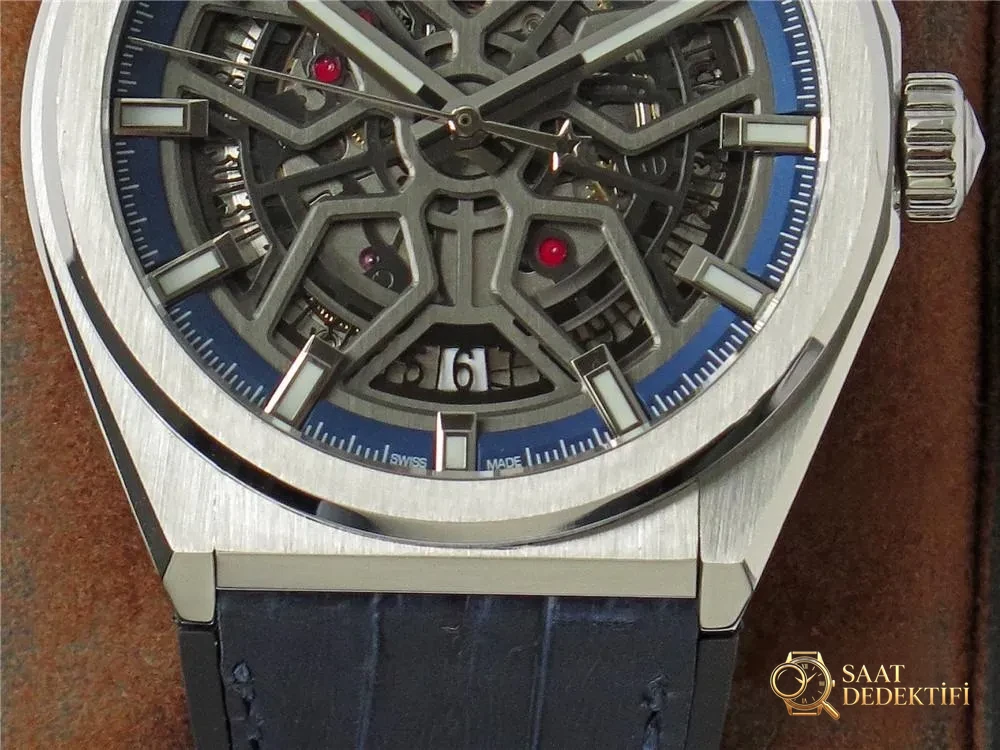 Gerçek-replika karşılaştırması: LF Factory Zenith DEFY serisi CLASSIC kol saati incelemesi - Toka İçi Mikro Ayar Mekanizması