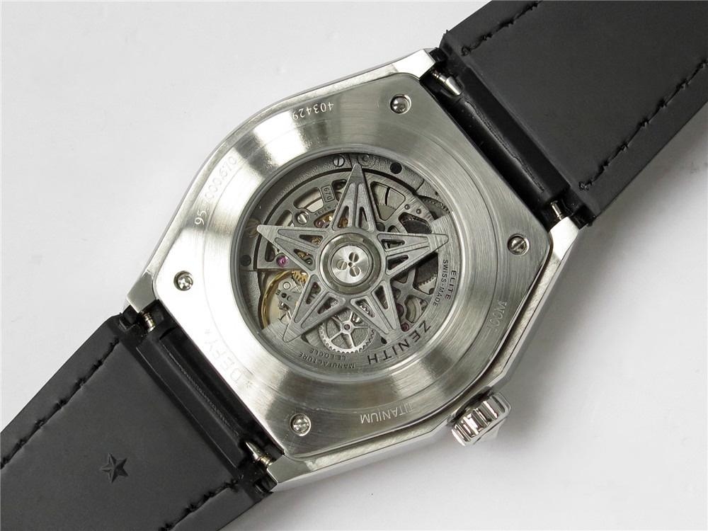 Gerçek-replika karşılaştırması: LF Factory Zenith DEFY serisi CLASSIC kol saati incelemesi — 17. fotoğraf