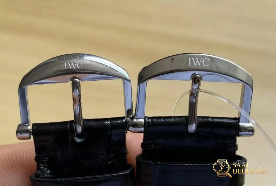 Gerçek-replika karşılaştırması: MKS IWC Portofino klasik erkek replika saati V5 versiyonunun orijinal IW356501 ile karşılaştırması - Cam Yansıma Önleyici (AR) Kaplama