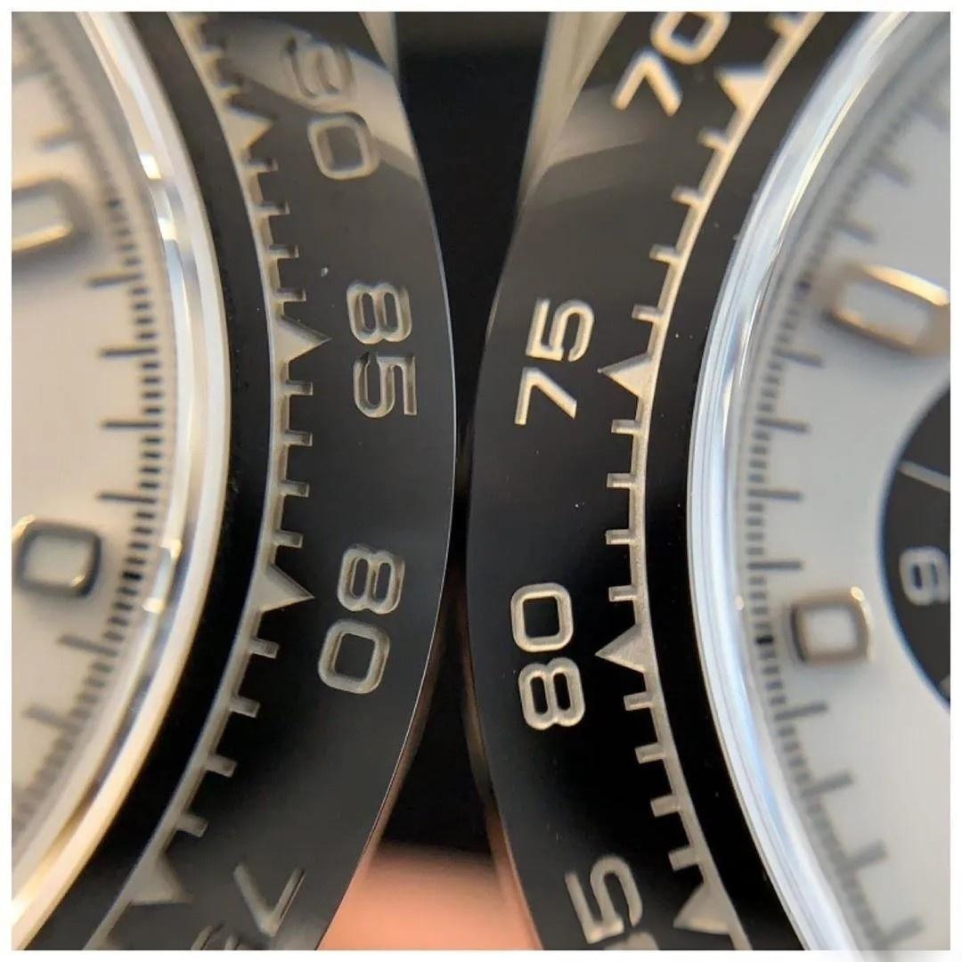 Gerçek-replika karşılaştırması: N Factory Rolex Daytona V3 sürümü 4130 mekanizması orijinalinden nasıl ayırt edilir? — 4. fotoğraf