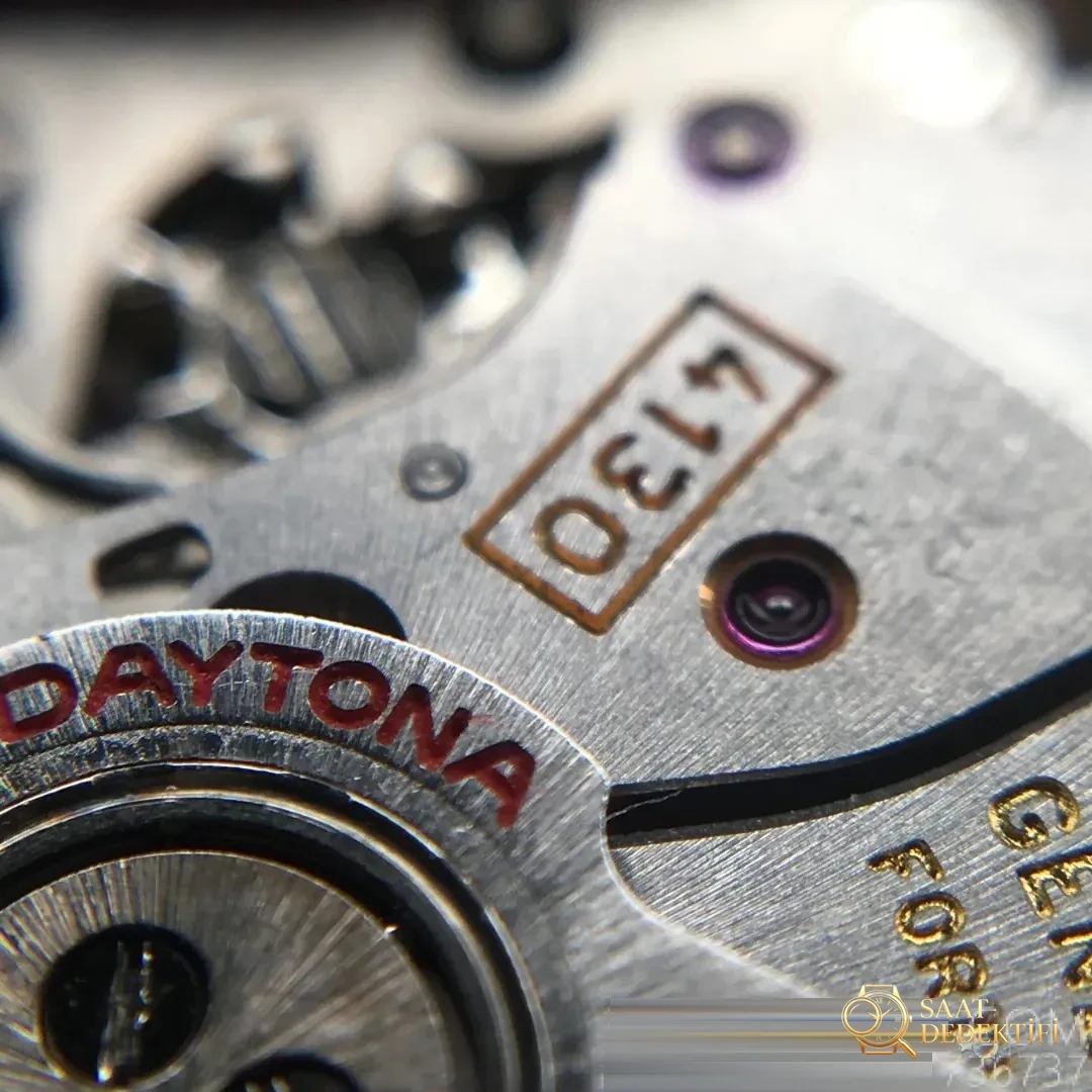 Gerçek-replika karşılaştırması: N Factory Rolex Daytona V3 sürümü 4130 mekanizması orijinalinden nasıl ayırt edilir? - Mekanizma Çark Dizilimi ve Taş Yatakları