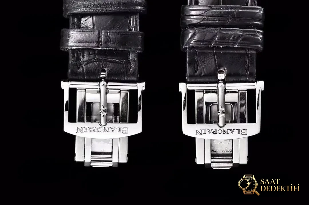 Gerçek-replika karşılaştırması: OM Factory V3 versiyonu Blancpain 6654 tam takvim ay evreli replika saat - Kadran İbreleri ve Saniye Akışı