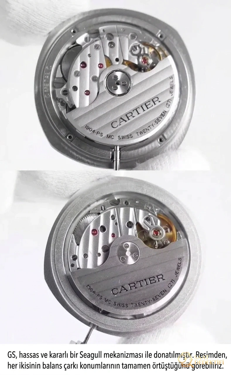 Real-replica comparison, original review: How much is the GS Factory Cartier Drive de series WSNM0004 replica watch? Is the quality good? - Side Profile and Cord Connection