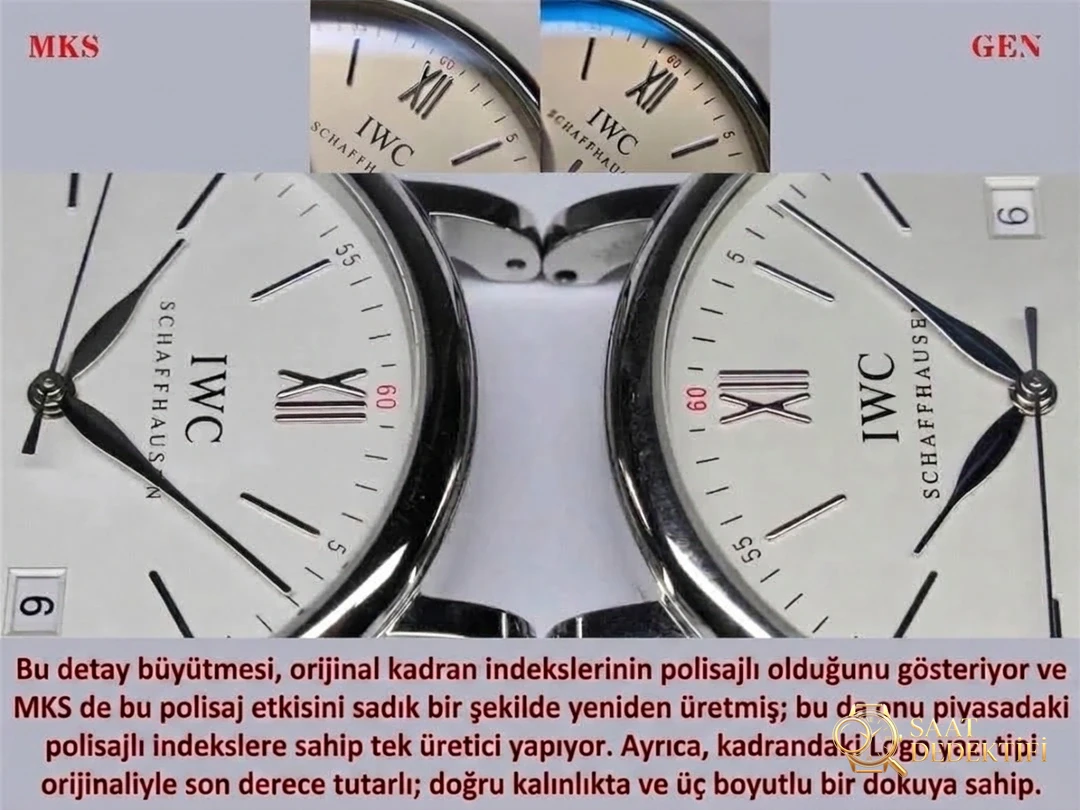 Gerçek-replika karşılaştırması: Replika IWC Portofino için MKS mı yoksa V7 Factory mi? - Kasa Profili ve Kurma Kolu İncelemesi
