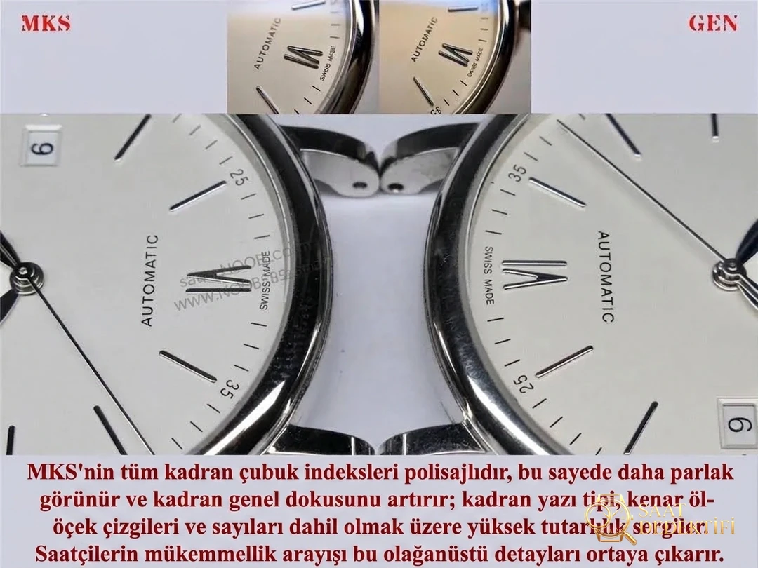Gerçek-replika karşılaştırması: Replika IWC Portofino için MKS mı yoksa V7 Factory mi? - Arka Kapak ve Mekanizma Detayı