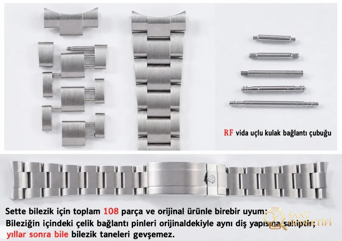 Gerçek-replika karşılaştırması: RF Factory Rolex yeni siyah Submariner