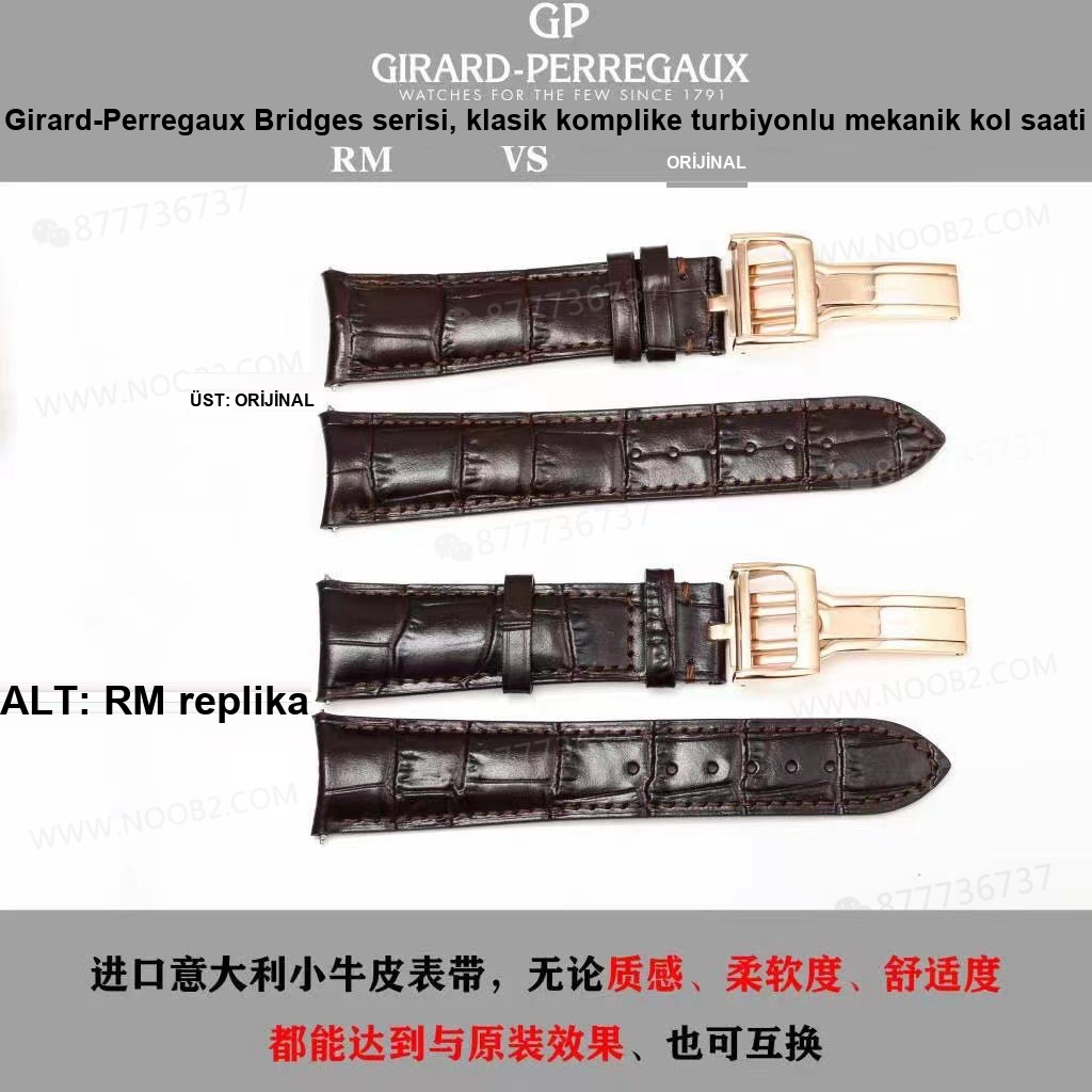 Gerçek-replika karşılaştırması: RM Factory Girard-Perregaux Bridges 99193 tourbillon replika saat incelemesi — 9. fotoğraf