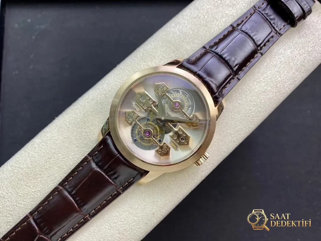 Gerçek-replika karşılaştırması: RM Factory Girard-Perregaux Bridges 99193 tourbillon replika saat incelemesi - Genel Açı ve Estetik Duruş