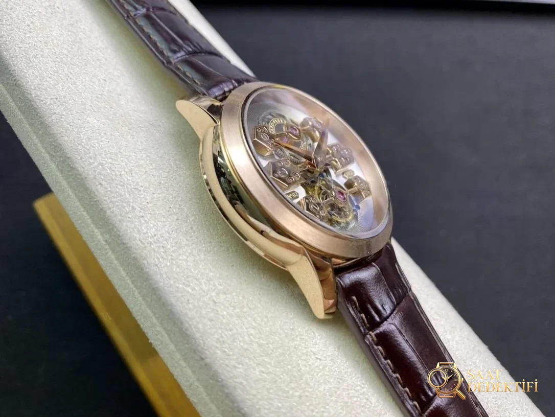 Gerçek-replika karşılaştırması: RM Factory Girard-Perregaux Bridges 99193 tourbillon replika saat incelemesi - Kasa Çeliği ve Polisaj Kalitesi