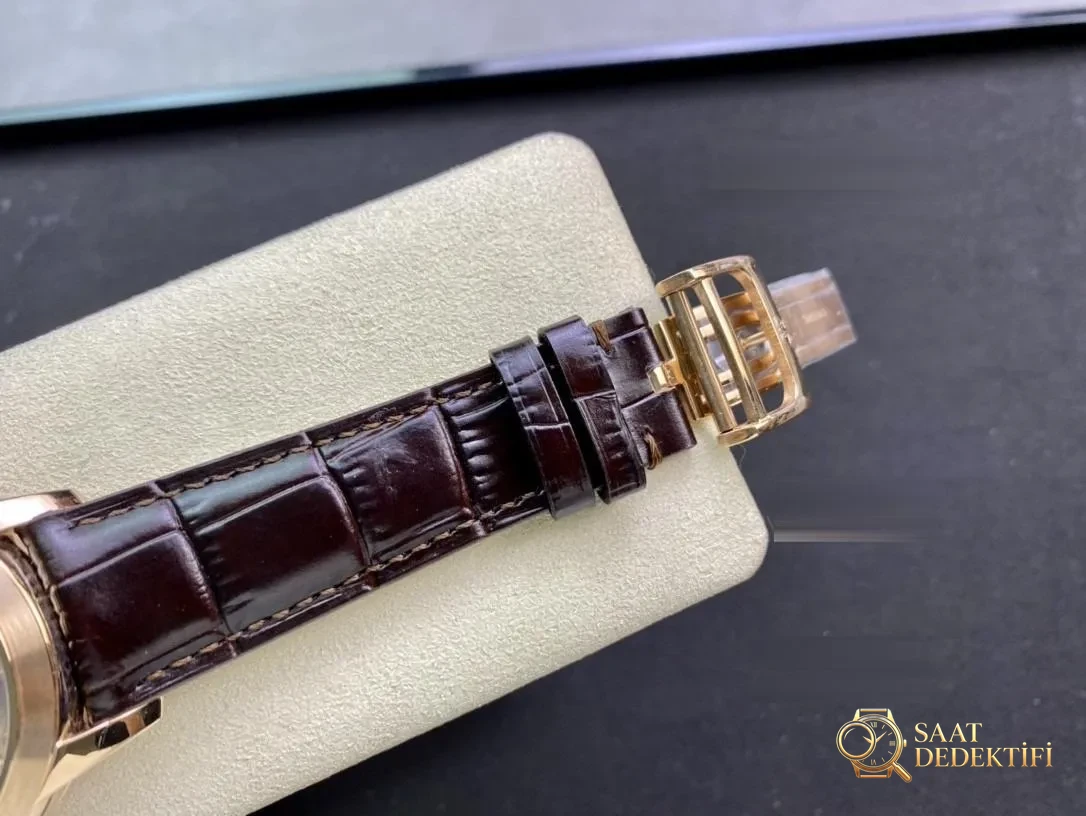Gerçek-replika karşılaştırması: RM Factory Girard-Perregaux Bridges 99193 tourbillon replika saat incelemesi - Toka İçi Mikro Ayar Mekanizması