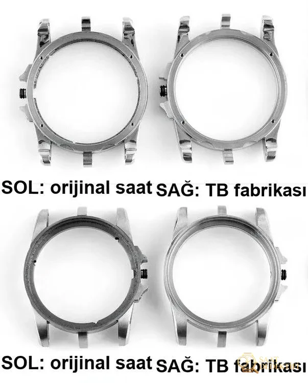 Gerçek-replika karşılaştırması: TBF Factory Roger Dubuis Excalibur serisi 0542 (0543) kol saati - Klips Kilidi ve Lazer Damgalar