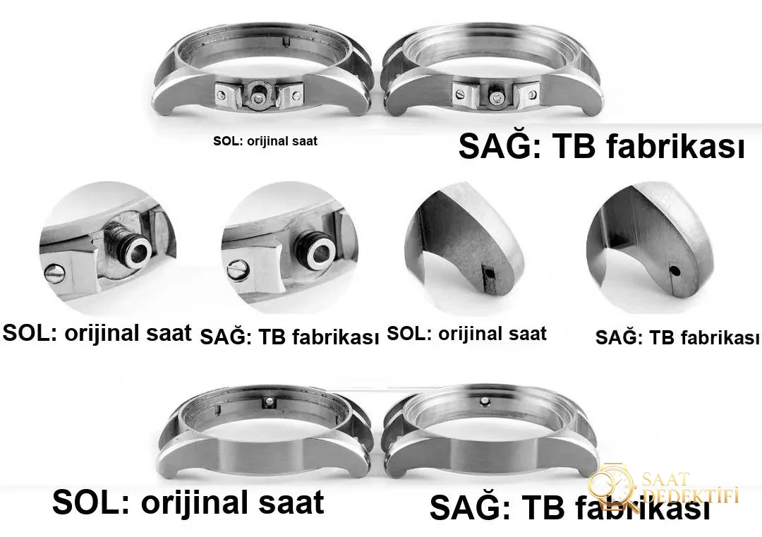 Gerçek-replika karşılaştırması: TBF Factory Roger Dubuis Excalibur serisi 0542 (0543) kol saati - Fosfor ve Super-LumiNova Gece Görünümü