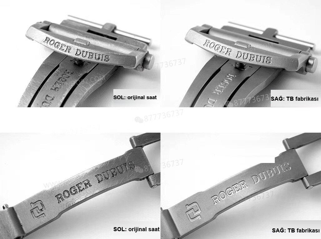 Gerçek-replika karşılaştırması: TBF Factory Roger Dubuis Excalibur serisi 0542 (0543) kol saati — 15. fotoğraf