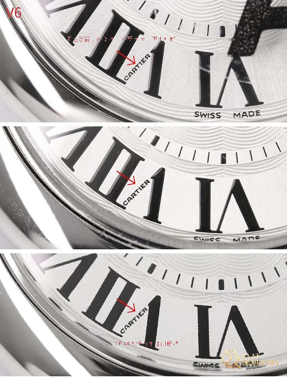 Réel ou réplique : V6 Factory Cartier Ballon Bleu 33 mm — version originale par rapport à la version du marché, laquelle peut être identifiée comme une contrefaçon en un coup d'œil ? - Détail de la couverture arrière et du mécanisme