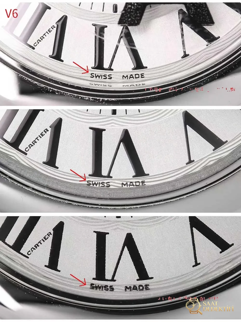 Réel ou réplique : V6 Factory Cartier Ballon Bleu 33 mm — version originale par rapport à la version du marché, laquelle peut être identifiée comme une contrefaçon en un coup d'œil ? - Mécanisme bracelet, boucle et clip