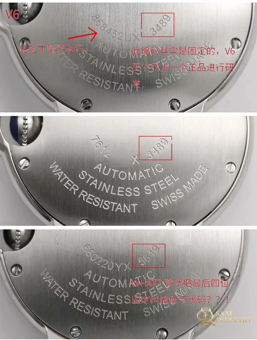 Réel ou réplique : V6 Factory Cartier Ballon Bleu 33 mm — version originale par rapport à la version du marché, laquelle peut être identifiée comme une contrefaçon en un coup d'œil ? - Fonction de protection et de réglage des pics