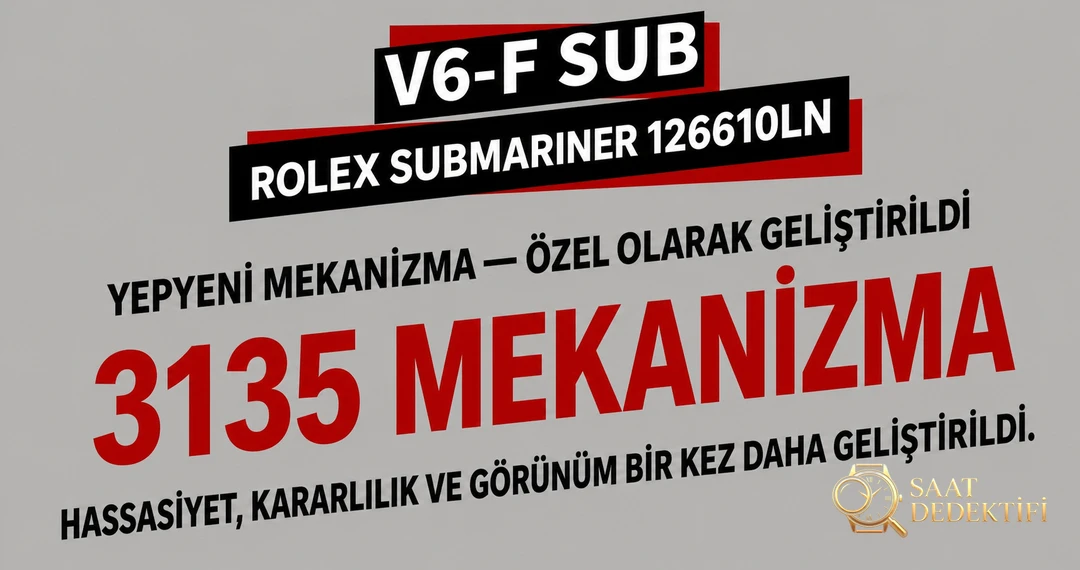 3135 siyah Submariner