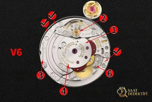 Gerçek-replika karşılaştırması: V6 Factory Rolex siyah Submariner 3135 mekanizması, orijinalle kıyaslandığında piyasa versiyonlarından hangi noktalarda daha iyi? - Bilezik, Toka ve Klips Mekanizması