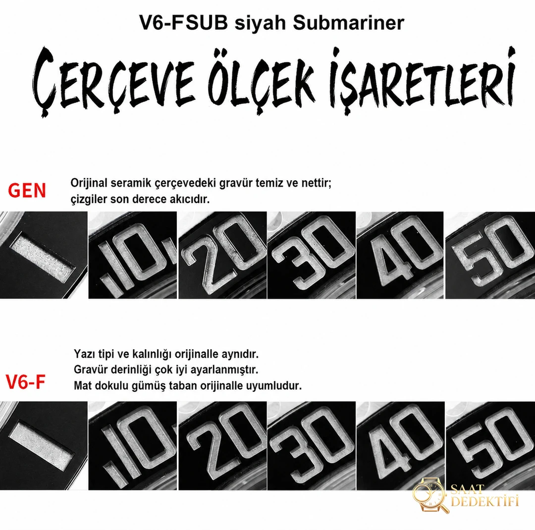 Gerçek-replika karşılaştırması: V6 Factory Rolex siyah Submariner 3135 mekanizması, orijinalle kıyaslandığında piyasa versiyonlarından hangi noktalarda daha iyi? - Bilekte Duruş ve Kasa Orantısı