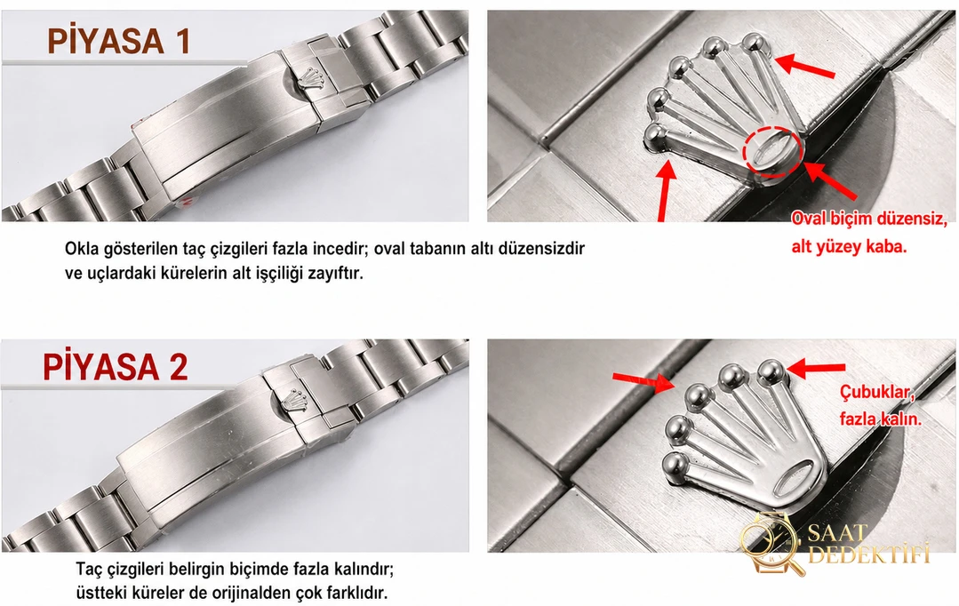 Gerçek-replika karşılaştırması: V6 Factory Rolex siyah Submariner 3135 mekanizması, orijinalle kıyaslandığında piyasa versiyonlarından hangi noktalarda daha iyi? - Tepe Kilit Mekanizması ve Conta Yapısı