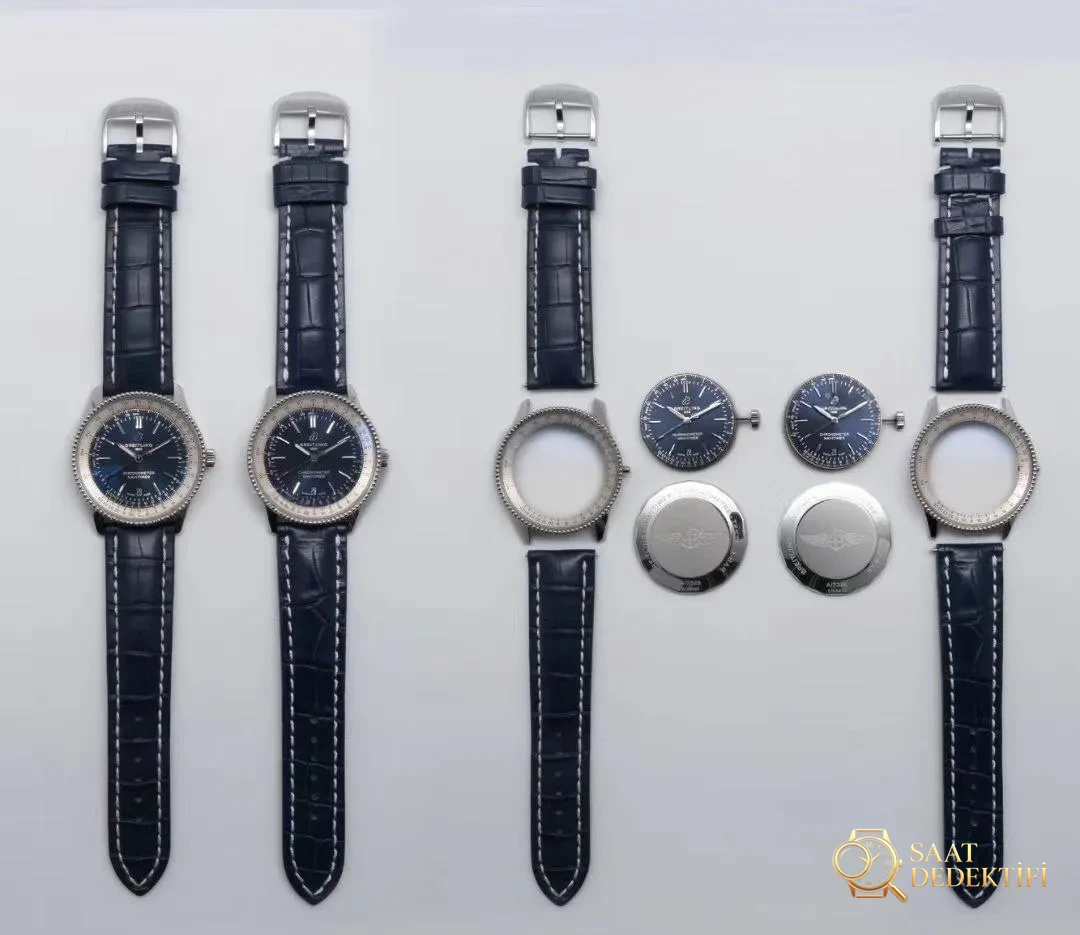 Gerçek-replika karşılaştırması: V7 Breitling Navitimer 1 orijinal SW200 mekanizmalı saat incelemesi - Kasa Profili ve Kurma Kolu İncelemesi