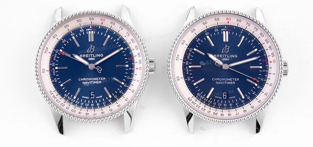 Gerçek-replika karşılaştırması: V7 Breitling Navitimer 1 orijinal SW200 mekanizmalı saat incelemesi — 6. fotoğraf